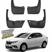 Бризковики для Renault/Dacia Logan 2 Седан 2013-2021   Бризковики для Renault/Dacia Logan 2 Седан 2013-2021